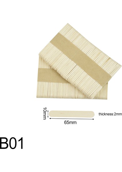 B01 Stili Doğal Ahşap Dondurma Çubukları Popsicle Çubukları Renkli Ahşap Çubuk Çocuklar Için El Yapımı El Sanatları Dıy Lolipop Kalıp Aksesuarları (Yurt Dışından)