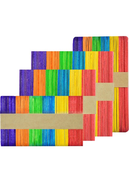 B01 Stili Doğal Ahşap Dondurma Çubukları Popsicle Çubukları Renkli Ahşap Çubuk Çocuklar Için El Yapımı El Sanatları Dıy Lolipop Kalıp Aksesuarları (Yurt Dışından) modelleri