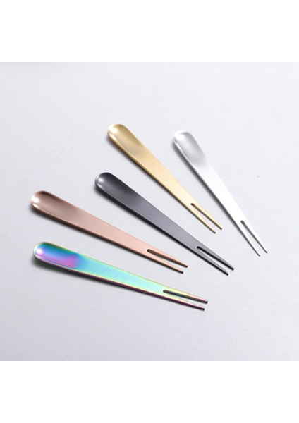 E Stili 1 Adet Meyve Çatalı Tatlı Spoo Çok Fonksiyonlu Paslanmaz Çelik Çatal Çocuklar Için Yiyecek Seçimleri Mutfak Aksesuarları Sofra Malzemeleri (Yurt Dışından) fiyatları