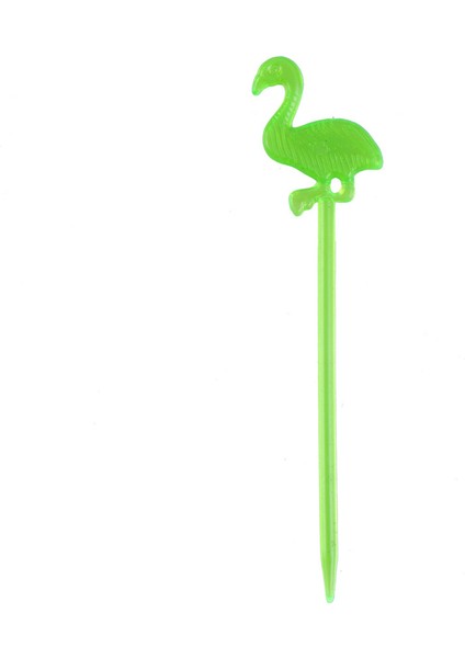 No.2 Tarzı Kek Tatlı Salata Çubuk Kokteyl Kürdan Flamingo Yiyecek Picks Büfe Cupcake Meyve Çatal Parti Malzemeleri (Yurt Dışından)