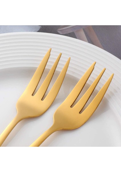 Şerit Tarzı Tatlı Çatalı Paslanmaz Çelik Mini Çatal Pastacılık Aksesuarları Için Amaca: (Yurt Dışından) indirimleri