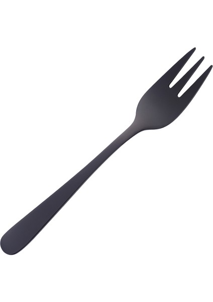 Siyah 1 Adet Tarzı 9 Renkli Pasta Çatalı Paslanmaz Çelik Altın Çatal Meyve Salatası Küçük Yemek Çatalı Kullanışlı Tatlı Çatalı Atıştırmalık Yemek Takımı Için. (Yurt Dışından)