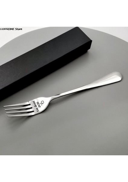 N4 Stili Eşe, Koca ve Aile Için Meyve Harfli Çatal - Seni Çatal Gibi Seviyorum Çelik Mutfak Aracı Hediye (Yurt Dışından) modelleri