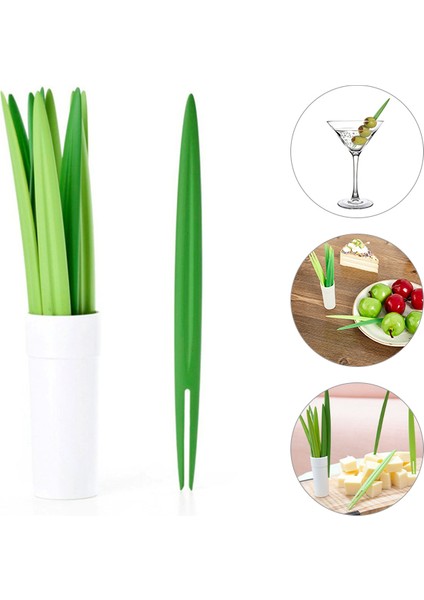 Menekşe Tarzı Sevimli Mini Hayvan Karikatür Çocuk Atıştırmalık Kek Tatlı Meyve Çatal Dinozor Mini Hayvan Karikatür Gıda Çubukları (Yurt Dışından)