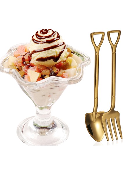 Altın Uç Type4 Stili Sıcak Kürek Şekilli Dondurma Kaşığı ve Çatal Çok Renkli Kaşık Çatal Uzun Sap Kahve Dondurma Aracı Mutfak Aksesuarları (Yurt Dışından) fırsatları