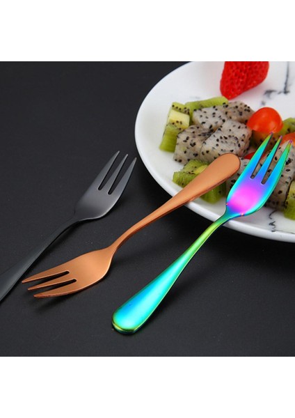 B Tarzı 1 Adet Meyve Çatalları Seti Çelik Küçük Çatal Altın Meyve Çatalı Tatlı Çatalı Pasta Atıştırmalık Siyah Çatal Mini Pasta Çatalları Parti (Yurt Dışından) modelleri