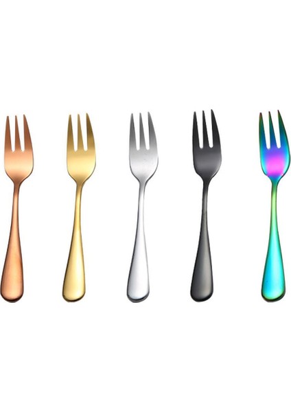 B Tarzı 1 Adet Meyve Çatalları Seti Çelik Küçük Çatal Altın Meyve Çatalı Tatlı Çatalı Pasta Atıştırmalık Siyah Çatal Mini Pasta Çatalları Parti (Yurt Dışından) indirimleri
