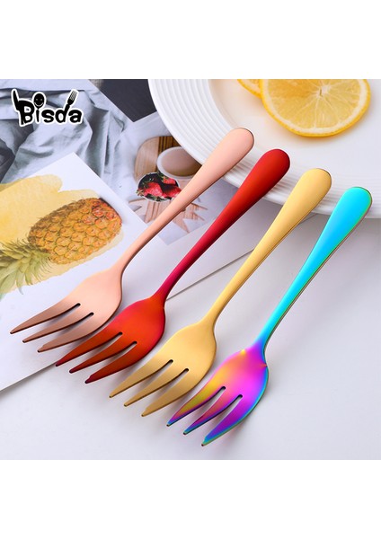 Altın 1 Adet Tarzı 1 Adet Çay Çatalı Seti Paslanmaz Çelik Küçük Çatal Altın Meyve Çatalı Tatlı Çatalı Pasta Atıştırmalık Siyah Salata Çatalı Mini Pasta Çatalı Parti (Yurt Dışından) fırsatları