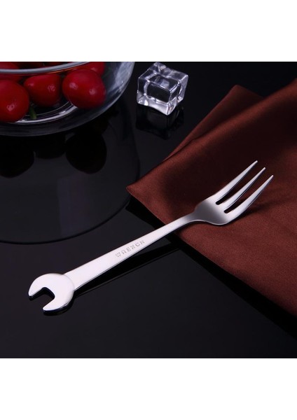 Çatal Tarzı Yaratıcı Wreape Çay Çatalı Paslanmaz Çelik Yemek Kaşığı Kahve Kaşığı Çatal Takımı Sofra Malzemeleri Aile Kamp Mutfağı Aksesuarları (Yurt Dışından) fiyatları