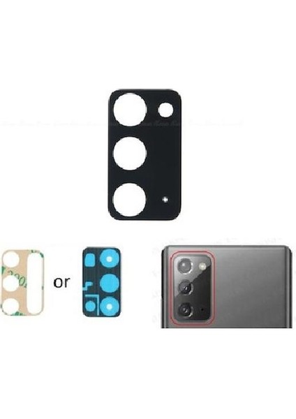 Samsung Galaxy Note 20 N981B Ile Uyumlu Kamera Camı