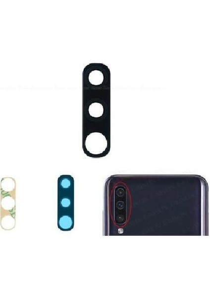 Samsung Galaxy A50S A507F Ile Uyumlu Kamera Camı