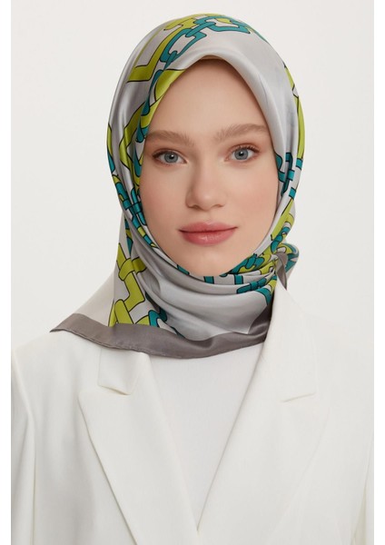 Nostalji Serisi Twill Ipek Eşarp 8736D-05