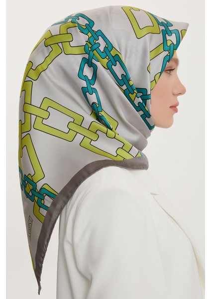 Nostalji Serisi Twill Ipek Eşarp 8736D-05
