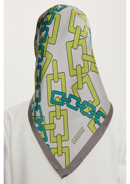 Nostalji Serisi Twill Ipek Eşarp 8736D-05