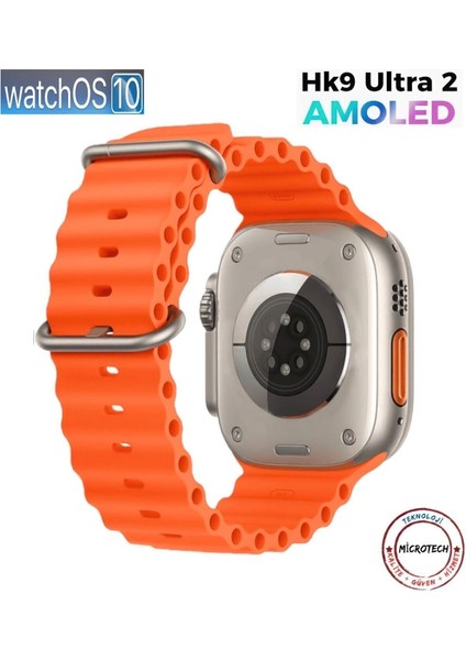 Tekno Trust 6 Ay Hk9 Ultra 2 Max Plus 2024 Yeni Model(Watchos 10 Işletim Sitemi Chatgpt Amoled 4K Ekran) Çok Re