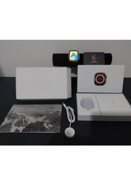 Tekno Trust Gümüş Watch 8 Ultra Pro Max (Hw 8 Ultra Max) Siyah Siyah 2 Yıl Ithalatçı Garantili 300-400 Mah 49 M indirimleri