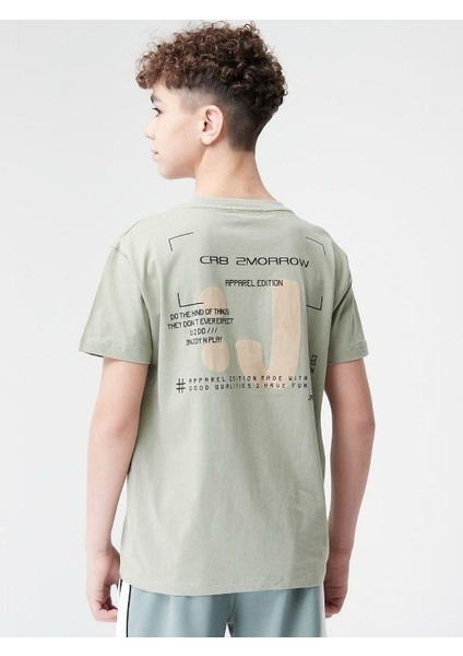 Erkek Çocuk Pamuklu Yazılı Tshirt indirimleri