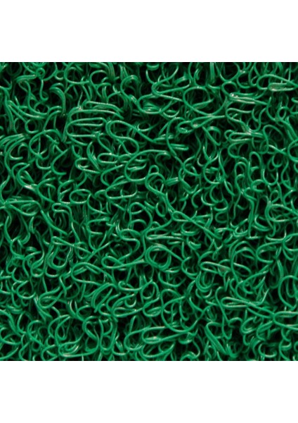 Kıvırcık Paspas Dış Mekan Paspası Kaymaz Karmaşık Yolluk 1x1 Metre 14mm Yeşil