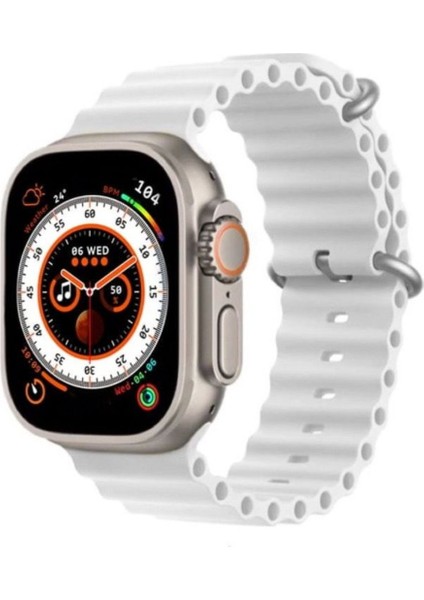 Tekno Trust Gri Yeni Nesil Watch 8 T900 Ultra  Ios/android Uyumlu 49MM Kordon Hediyeli 6 Ay Ithalatçı Garantil