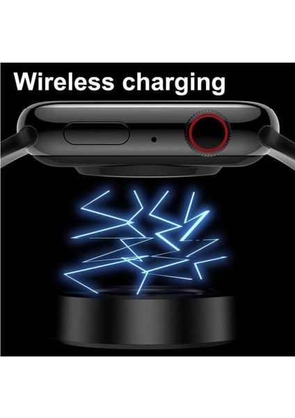 Tekno Trust Siyah Nfc Pro Watch 7 Serisi Uyumlu Akıllı Saat Android & Ios Uyumlu Ithalatçı Garantili Siyah 6 Ay