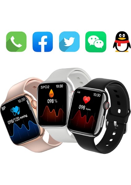 Tekno Trust Gümüş Apple Watch 8 Uyumlu Watch 8 Pro Akılı Saat 41 mm Ios-Android Uyumlu Akıllı Saat Çok Renkli Y