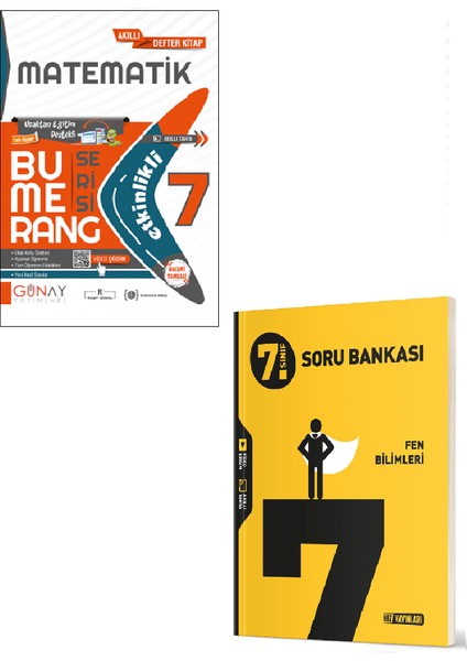 7. Sınıf Bumerang Matematik - Hız Yayınları 7. Sınıf Fen Bilimleri Soru Bankası