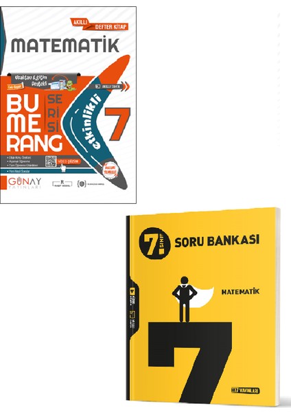 7. Sınıf Bumerang Matematik - Hız Yayınları 7. Sınıf Matematik Soru Bankası