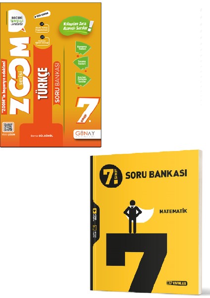 7. Sınıf Zoom Türkçe - Hız Yayınları 7. Sınıf Matematik Soru Bankası