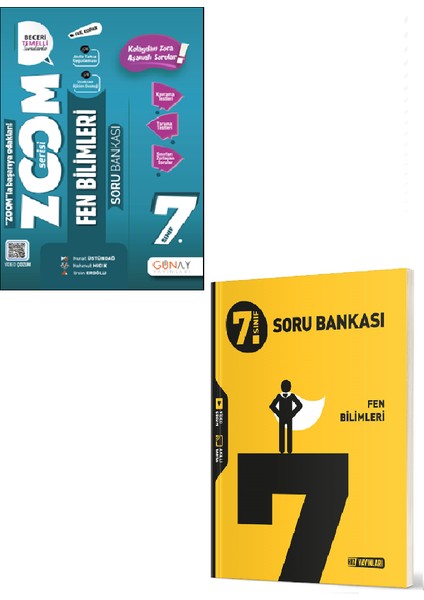 7. Sınıf Zoom Fen Bilimleri - Hız Yayınları 7. Sınıf Fen Bilimleri Soru Bankası