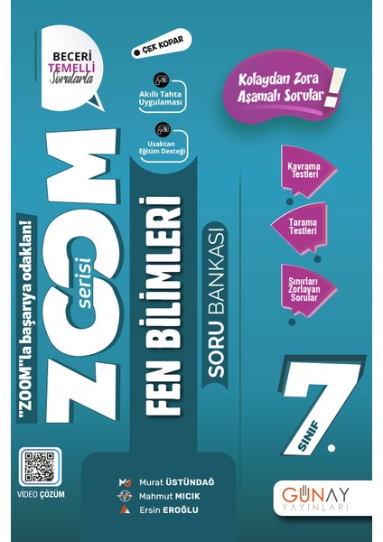 7. Sınıf Zoom Fen Bilimleri - Hız Yayınları 7. Sınıf Fen Bilimleri Soru Bankası