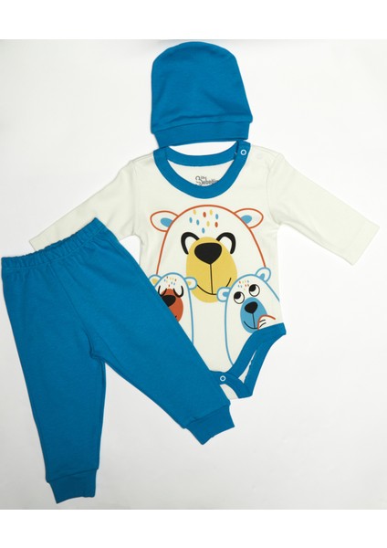 SBE-13 SERBEND ERKEK BEBEK ZIBIN 3'LÜ SET