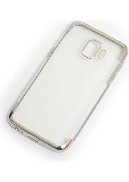 Samsung Galaxy J2 Core Kılıf Uyumlu Kılıf Darbe Korumalı Arka Kısım Şeffaf ve Kenar Kısımların Renkli