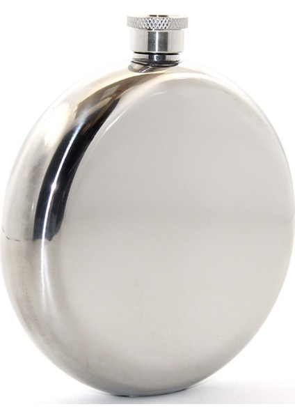 Paslanmaz Çelik Yuvarlak 8 Oz Tekli Matara