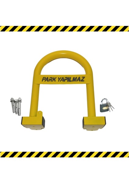 Otopark Bariyeri Kilitli Yatar Kalkar Kişisel Park Bariyeri, Park Demiri Asma Kilit Hediyeli fiyatları