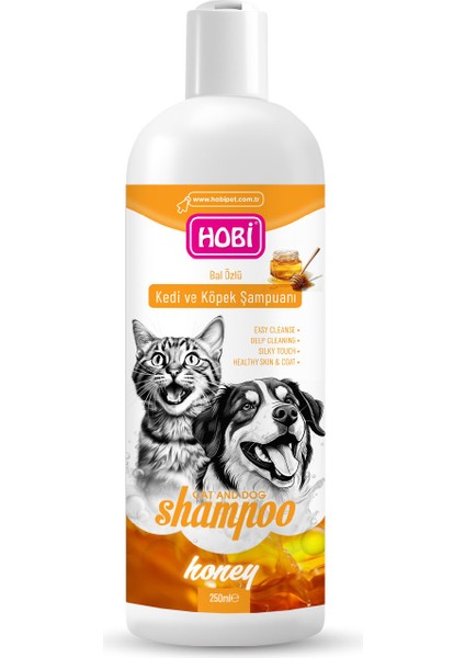 Bal Özlü Kedi ve Köpek Şampuanı 250ML