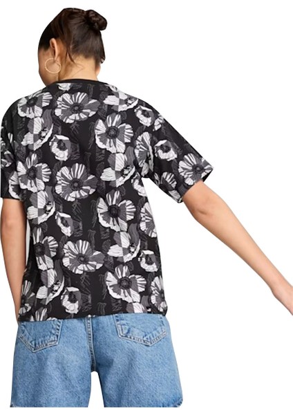 Essentials+ Kadın Siyah Günlük Stil T-Shirt 68169201 fiyatları