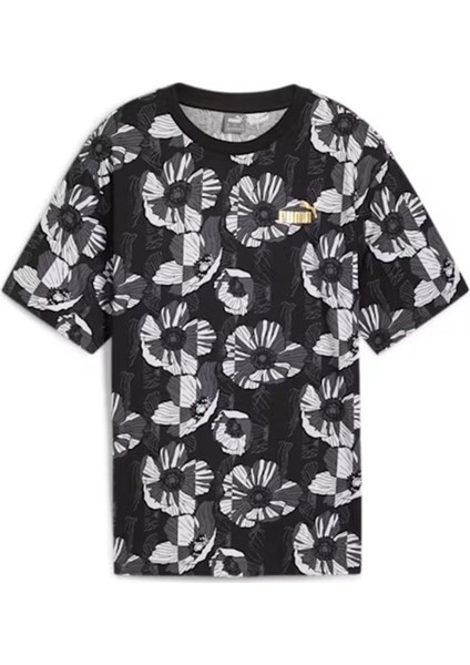 Essentials+ Kadın Siyah Günlük Stil T-Shirt 68169201 modelleri