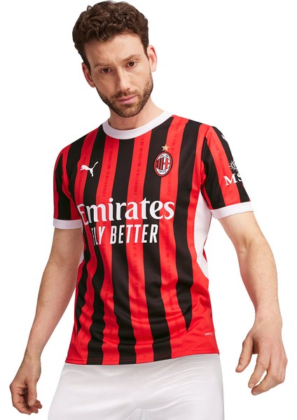 Ac Milan 2024/25 Iç Saha Erkek Kırmızı Futbol Forması 77497901