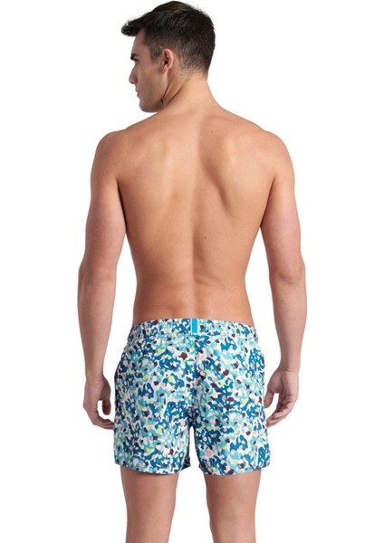 Beach Allover Erkek Çok Renkli Yüzücü Şortu 007159811