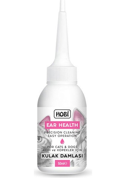Ear Health Kedi ve Köpekler Için Kulak Damlası 50ML
