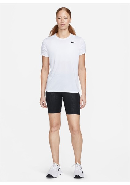 Beyaz Kadın Yuvarlak Yaka Normal Kalıp T-Shirt DX0687-100 W Nk Df Rlgd Ss Tee Beden: Xs fiyatları