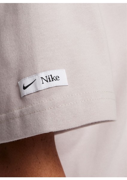 Açık Gri Kadın Bisiklet Yaka T-Shirt FQ6600-019-W Nsw Tee Classıcs Boxy Beden: Xs fırsatları