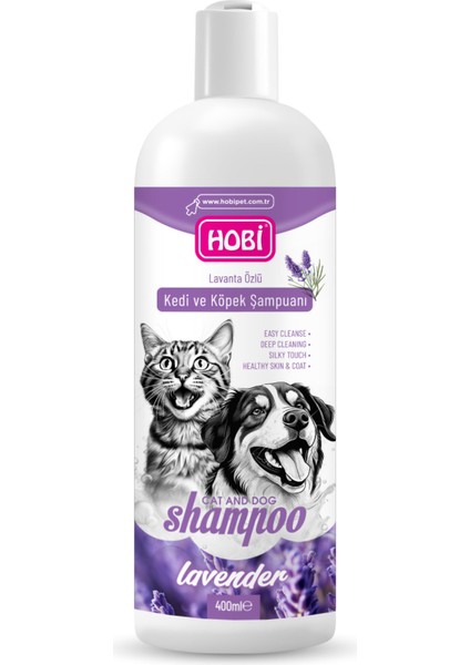 Lavanta Kokulu Kedi ve Köpek Şampuanı 400ML