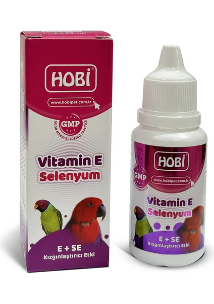 Kuşlar Için Vitamin E ve Selenyum Takviyesi 30 ml