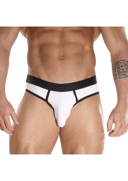 Modlive Kontras Biyeli Erkek Slip