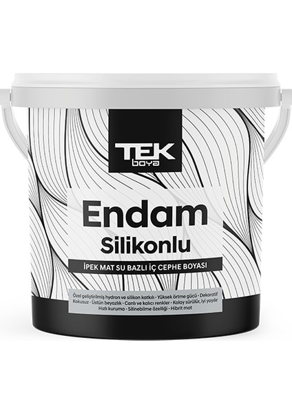 Endam Silikonlu Ipek Mat (Yarımat) 2.5lt