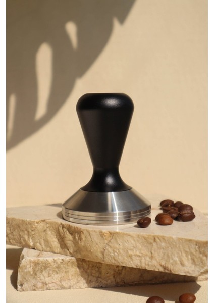 Tamper 58MM Siyah Saplı