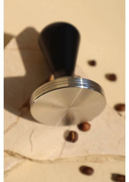 Tamper 58MM Siyah Saplı