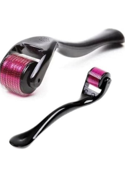 Titanyum Uçlu Derma Roller Dermoller Yüz Saç Cilt İçin 540 İğneli 0.5 mm
