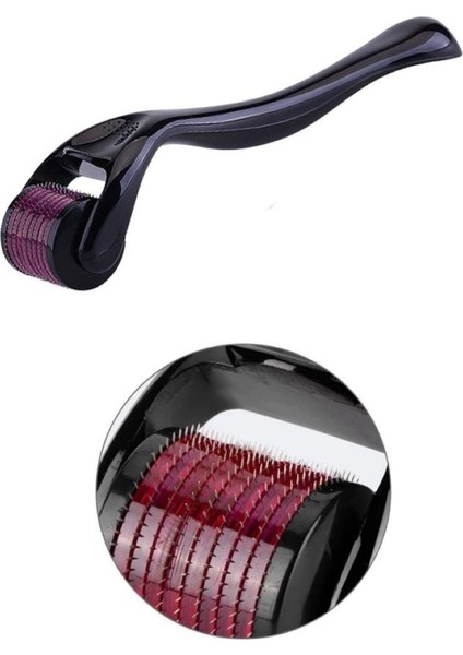 Titanyum Uçlu Derma Roller Dermoller Yüz Saç Cilt İçin 540 İğneli 0.5 mm